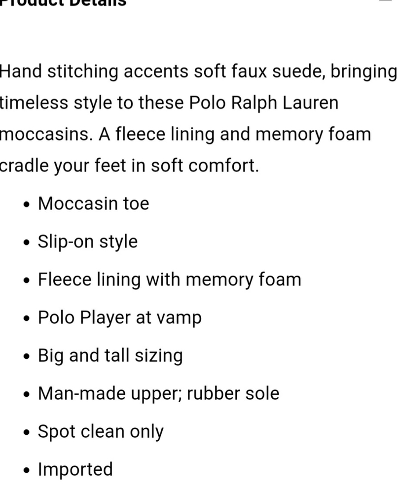 💥SOLD💥Polo Ralph Lauren moccasins - Picture 3 of 3